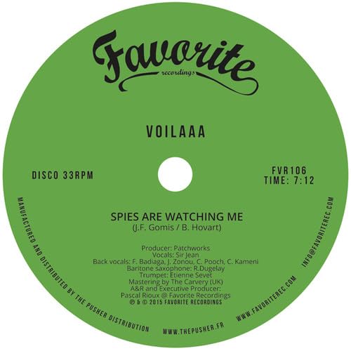 Spies Are Watching Me / Le Disco Des Capitales [Vinyl LP] von LP