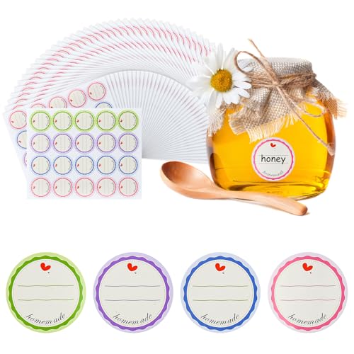LPAMABA 800 Stück Ø38 mm Marmeladen Etiketten Selbstklebend Marmeladen Aufkleber zum Beschriften Marmeladenglas Marmelade Dekorative Sticker Rund Homemade Handmade Etiketten Dekorative Sticker LPAMABA 800 Stück Ø38 mm Marmeladen Etiketten Selbstklebend Marmeladen Aufkleber zum Beschriften Marmeladenglas Marmelade Dekorative Sticker Rund Homemade Handmade Etiketten Dekorative Sticker von LPAMABA