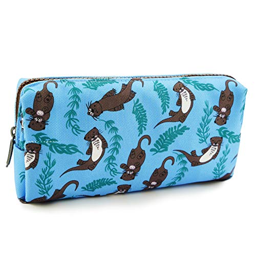 Otter Pencil Case Students Canvas Pen Bag Pouch stationery Case Makeup Cosmetic Bag von LParkin