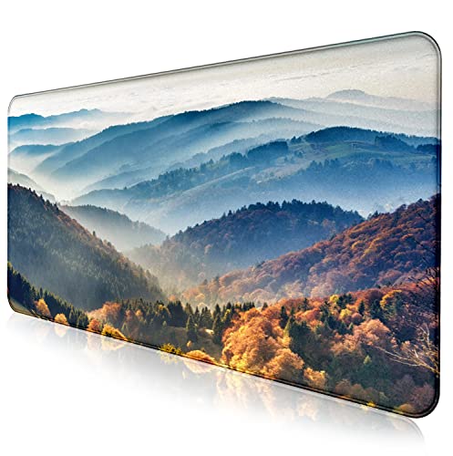 Großes erweitertes Gaming-Mauspad mit genähten Kanten, rutschfeste, wasserdichte Gummiunterseite, Mauspad für Büro, Computer, Tastatur, Laptop und Schreibtischunterlage zu Hause, 90 x 39 x 0,3 cm Großes erweitertes Gaming-Mauspad mit genähten Kanten, rutschfeste, wasserdichte Gummiunterseite, Mauspad für Büro, Computer, Tastatur, Laptop und Schreibtischunterlage zu Hause, 90 x 39 x 0,3 cm von LQFIWSS