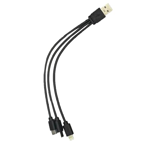 3-in-1 Universal-Multi-Ladegeräte für alle Geräte, 20 cm Kabel, universelle Handy-Ladegeräte für alle Handys, 3-in-1-USB-Kabel, mehrere Ladekabel für Handys, Kopfhörer, Lautsprecher, MP3-Player 3-in-1 Universal-Multi-Ladegeräte für alle Geräte, 20 cm Kabel, universelle Handy-Ladegeräte für alle Handys, 3-in-1-USB-Kabel, mehrere Ladekabel für Handys, Kopfhörer, Lautsprecher, MP3-Player von LQMBABY