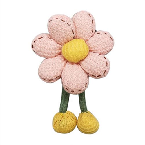 Handy-Griff-Ständer mit Cartoon-Blumen, niedliche 2D-Gänseblümchen-Form, Handy-Griff, Ständer, erweiterbar, zusammenklappbar, Handy-Zubehör von LQQDREX