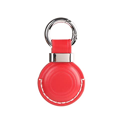 LQU Für Apple Airtag Halter Schlüsselanhänger mit echtem Lederschutz, sicherer Air Tag Halter Schlüsselanhänger mit Metallringschloss, langlebige Airtag Case Cover Schlüsselring Zubehör - Rot V2.0 LQU Für Apple Airtag Halter Schlüsselanhänger mit echtem Lederschutz, sicherer Air Tag Halter Schlüsselanhänger mit Metallringschloss, langlebige Airtag Case Cover Schlüsselring Zubehör - Rot V2.0 von LQU
