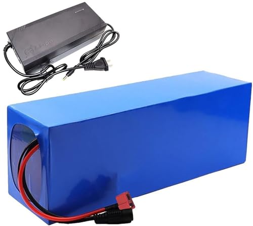 EBike-Akku 60 V 10 Ah 15 Ah 20 Ah, faltbar, eingebauter Lithium-Akku for Elektrofahrräder mit BMS-Schutzplatine und Ladegerät(60V 8AH,T) von LQVAIPT