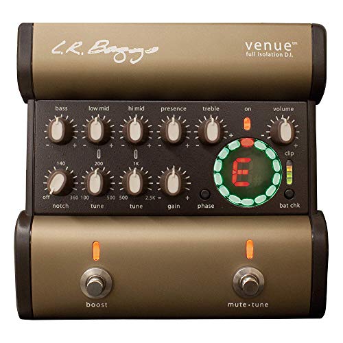 L.R. Baggs VENUE DI Fusspedal Preamp DI-Box 5-Band EQ von LR Baggs