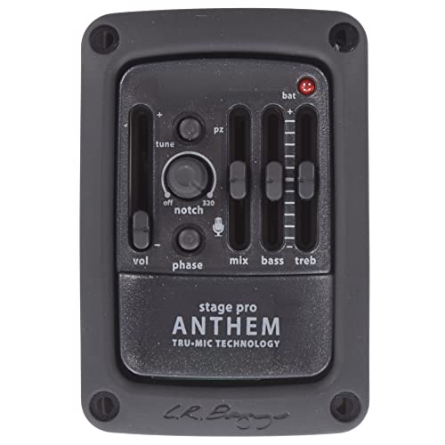 LR Baggs Anthem StagePro, Pickup-System für Westerngitarren, inkl. Zargenpreamp, schwarz LR Baggs Anthem StagePro, Pickup-System für Westerngitarren, inkl. Zargenpreamp, schwarz von LR Baggs