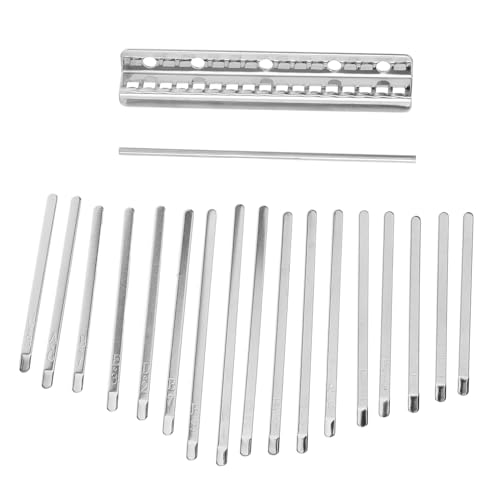 LRXIYODE 1 Set Kalimba Daumenklaviertasten Daumenklavierzubehör DIY Kalimba Teile Mbira Reparatursatz Handheld Fingerklavier Für Anfänger LRXIYODE 1 Set Kalimba Daumenklaviertasten Daumenklavierzubehör DIY Kalimba Teile Mbira Reparatursatz Handheld Fingerklavier Für Anfänger von LRXIYODE