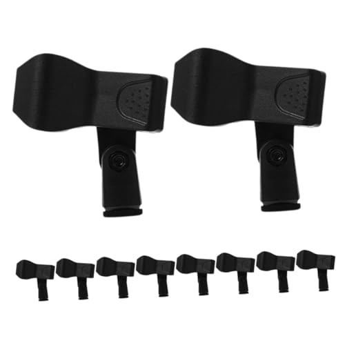 LRXIYODE 10 Stück Mikrofonkopfhörerclip Mikrofonhalter Zubehör Für Mikrofone Mikrofonstandclip -nuss Mikrofon Mikrofonclip Universelle Mikrofonklammern Für Stative Plastik Schwarz LRXIYODE 10 Stück Mikrofonkopfhörerclip Mikrofonhalter Zubehör Für Mikrofone Mikrofonstandclip -nuss Mikrofon Mikrofonclip Universelle Mikrofonklammern Für Stative Plastik Schwarz von LRXIYODE