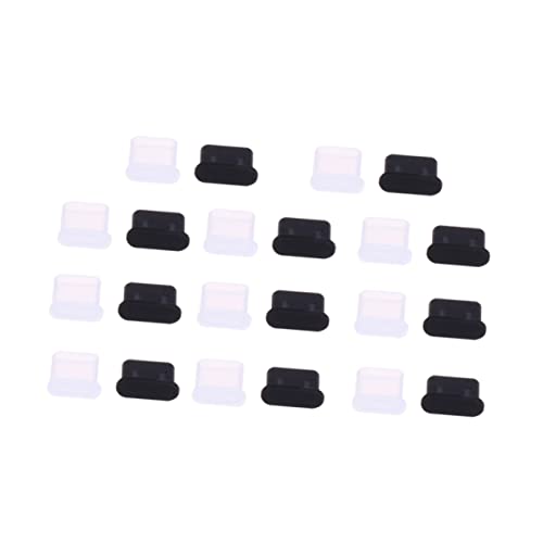 LRXIYODE 10Paare Teilig Schwarz Schützt Ladeanschlüsse vor Schmutz Flüssigkeiten Kompatibel mit Geräten mit C Leicht LRXIYODE 10Paare Teilig Schwarz Schützt Ladeanschlüsse vor Schmutz Flüssigkeiten Kompatibel mit Geräten mit C Leicht von LRXIYODE