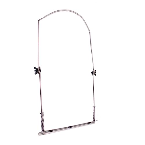 LRXIYODE 24Löcher Mundharmonika Halter mit Metallrahmen Einstellbares Harfengestell für Freihändiges Bequem um Hals Kompatibel mit Verschiedenen Marken Silberfarben LRXIYODE 24Löcher Mundharmonika Halter mit Metallrahmen Einstellbares Harfengestell für Freihändiges Bequem um Hals Kompatibel mit Verschiedenen Marken Silberfarben von LRXIYODE