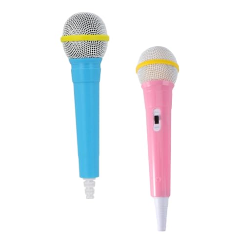 LRXIYODE 2Stücke Spielzeugmikrofon Hochsimuliertes Mikrofon für Rollenspiele Bühnenrequisiten und Geburtstagsfeiern Karaoke Selbstbewusstsein Beim LRXIYODE 2Stücke Spielzeugmikrofon Hochsimuliertes Mikrofon für Rollenspiele Bühnenrequisiten und Geburtstagsfeiern Karaoke Selbstbewusstsein Beim von LRXIYODE