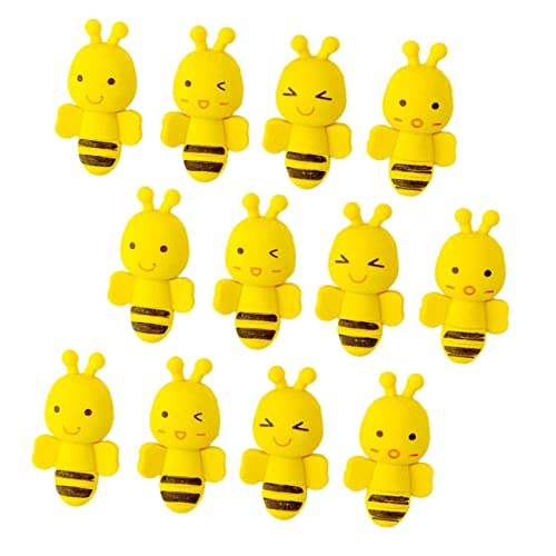 LRXIYODE 36Stücke Lustige Bienen Radiergummis Entzückende Cartoon Radierer für für Schule und Kreative Projekte Perfektes für Geburtstagsfeiern von LRXIYODE
