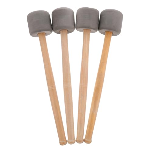LRXIYODE 4Stücke Schaumtrommelstock mit Holzgriff für Bass Drum Hochwertige Percussion Sticks für Musiker Langlebig und Komfortabel im Gebrauch für Schlaginstrumente LRXIYODE 4Stücke Schaumtrommelstock mit Holzgriff für Bass Drum Hochwertige Percussion Sticks für Musiker Langlebig und Komfortabel im Gebrauch für Schlaginstrumente von LRXIYODE