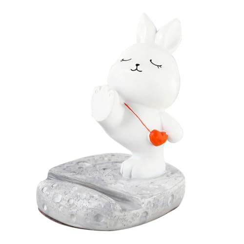 LRXIYODE Bunny Telefonhalter Niedlicher Hasenständer aus Hochwertigem Resin Praktischer Handyhalter für Schreibtisch für Smartphones für Freunde LRXIYODE Bunny Telefonhalter Niedlicher Hasenständer aus Hochwertigem Resin Praktischer Handyhalter für Schreibtisch für Smartphones für Freunde von LRXIYODE