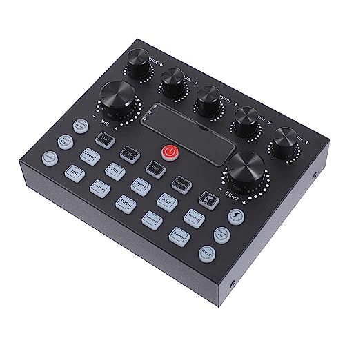 LRXIYODE Soundkartenlichtausrüstung schallplattenspieler Soundkartenmischer Karaoke-Sprachwechsler Sound Card Audio Mixer Professionelle Soundkarte handy soundkarte Tonmischer Eisen Schwarz LRXIYODE Soundkartenlichtausrüstung schallplattenspieler Soundkartenmischer Karaoke-Sprachwechsler Sound Card Audio Mixer Professionelle Soundkarte handy soundkarte Tonmischer Eisen Schwarz von LRXIYODE