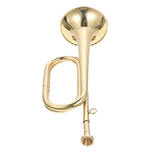 LRXIYODE Trompete aus Kupfer Einfache Anfängertrompete für Schulband Retro Bugle mit Politur Leicht zu Transportieren und Langlebig LRXIYODE Trompete aus Kupfer Einfache Anfängertrompete für Schulband Retro Bugle mit Politur Leicht zu Transportieren und Langlebig von LRXIYODE