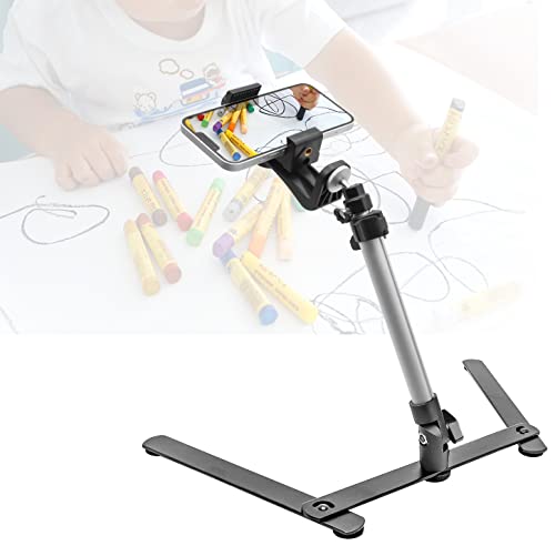 LimoStudio AGG2934 Tisch-Überkopf-Stativ, leicht, Ständer, Handyhalterung, kompatibel mit iPhone, Galaxy, Pixel, 43,2 cm (17 Zoll) von LS LIMO STUDIO LIMOSTUDIO