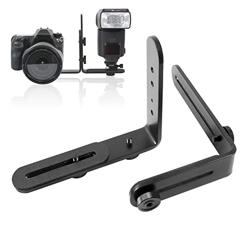 limostudio Dual L Form Kamera Flash Bracket, Metall Aluminium Legierung, 1/10,2 cm Universal Gewinde, Speedlite & DSLR Kamera Halter/Mount, Foto Studio, agg1983 limostudio Dual L Form Kamera Flash Bracket, Metall Aluminium Legierung, 1/10,2 cm Universal Gewinde, Speedlite & DSLR Kamera Halter/Mount, Foto Studio, agg1983 von LS LIMO STUDIO LIMOSTUDIO
