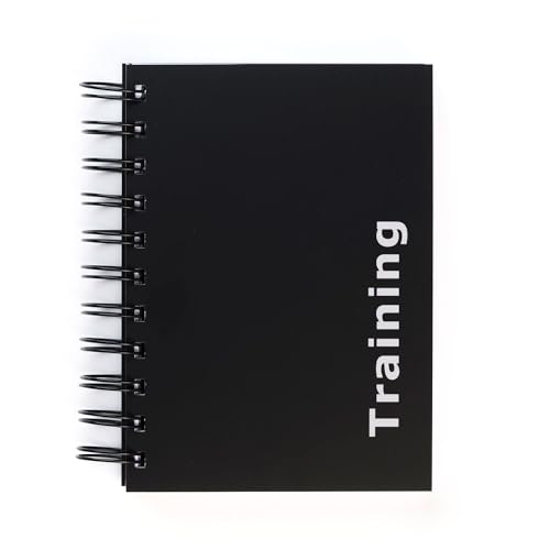 LS-Athletics Trainingstagebuch DIN A6 für Krafttraining, Bodybuilding, Crossfit, Sport im gym und hometraining | Dein perfektes Trainingsbuch für mehr Fitness und anhaltende Motivation (Schwarz) von LS LS-Athletics