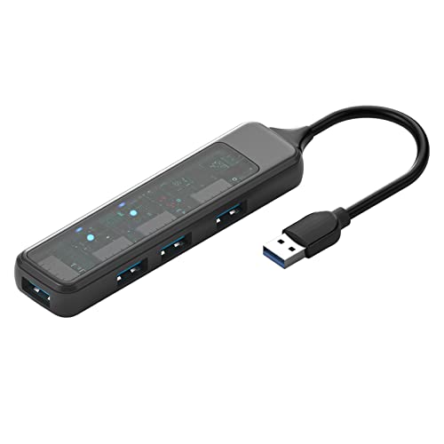 4-in-1-USB-Dockingstation mit Hochgeschwindigkeits-USB 3.0/2.0-Anschlüssen und TF-Kartenleser für Windows (USB) von LSFWJP