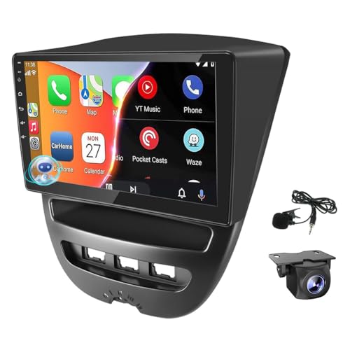 10 inch Android 13 Autoradio für Toyo-TA Aygo Citroen C1 Pe&ugeot 107 2005-2014 Carplay Android Auto Radio Bluetooth GPS Navi WiFi BT RDS Lenkradsteuerung Rückfahrkamera & Mikrofon Mirror Link 10 inch Android 13 Autoradio für Toyo-TA Aygo Citroen C1 Pe&ugeot 107 2005-2014 Carplay Android Auto Radio Bluetooth GPS Navi WiFi BT RDS Lenkradsteuerung Rückfahrkamera & Mikrofon Mirror Link von LSGGTIM