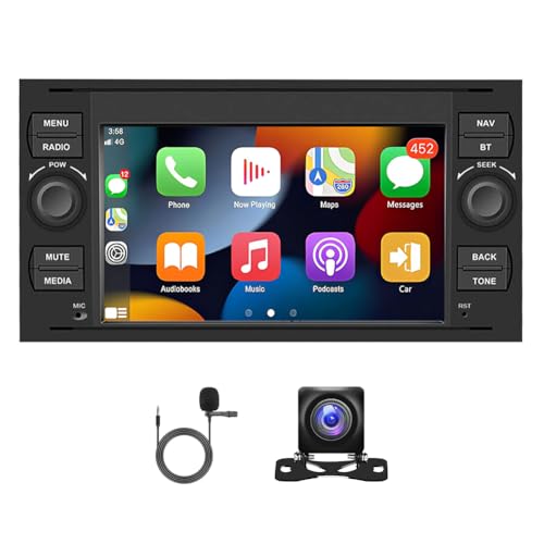 4+64G Android 13 Autoradio für Seat Sk-oda Golf V VI 2003-2015, 7 Zoll Wireless CarPlay Android Auto mit AHD Rückfahrkamera Radio Bluetooth WiFi GPS HiFi DAB RDS FM Mirror Link 4+64G Android 13 Autoradio für Seat Sk-oda Golf V VI 2003-2015, 7 Zoll Wireless CarPlay Android Auto mit AHD Rückfahrkamera Radio Bluetooth WiFi GPS HiFi DAB RDS FM Mirror Link von LSGGTIM