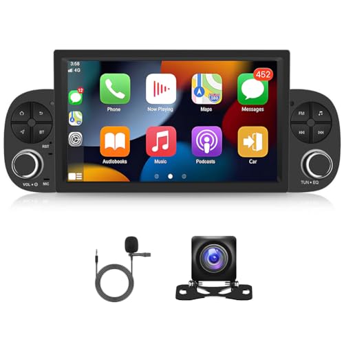 7 inch Android 13 Autoradio Carplay für FIAT Panda 2013-2020, 2+32G Touchscreen Wireless Carplay Android Auto Radio Bluetooth WiFi GPS HiFi RDS FM AHD Rückfahrkamera Mirror Link, 1280 * 720 7 inch Android 13 Autoradio Carplay für FIAT Panda 2013-2020, 2+32G Touchscreen Wireless Carplay Android Auto Radio Bluetooth WiFi GPS HiFi RDS FM AHD Rückfahrkamera Mirror Link, 1280 * 720 von LSGGTIM