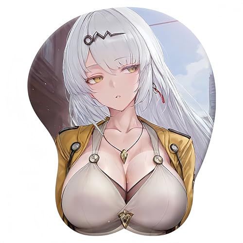 LSHBGV Zenless Zone Zero Mauspad, 3D-Anime-Mädchen mit großer Brust, Gaming-Mauspad mit Gel-Handgelenkauflage, ergonomisches Mauspad. YiXuan (A01) von LSHBGV