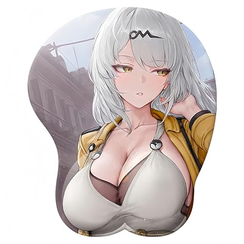LSHBGV Zenless Zone Zero Mauspad, 3D-Anime-Mädchen mit großer Brust, Gaming-Mauspad mit Gel-Handgelenkauflage, ergonomisches Mauspad. YiXuan (A02) von LSHBGV