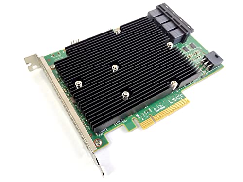 Broadcom 05-25600-00 - SAS 9300-16i Interne SAS, SATA Schnittstellenkarte/Adapter (LSI00447 SAS9300-16I, Einzelpackung) von LSI LOGIC