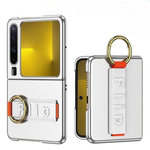 Hülle Für Huawei Pura X, Stoßfestes Gehäuse Mit Premium-Material - Anti-Kratzer, Slim Fit & Anti-Rutsch-Armband Stilvolle Designs (Silber) von LSKOZU