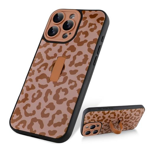 LSL Schutzhülle für iPhone 16 Pro Max mit verstellbarem Riemen, braunes Leopardenmuster, weiches TPU, stoßfest, harter Polycarbonat, kratzfest, Schutzhülle mit schlanker Standfunktion, für Damen LSL Schutzhülle für iPhone 16 Pro Max mit verstellbarem Riemen, braunes Leopardenmuster, weiches TPU, stoßfest, harter Polycarbonat, kratzfest, Schutzhülle mit schlanker Standfunktion, für Damen von LSL