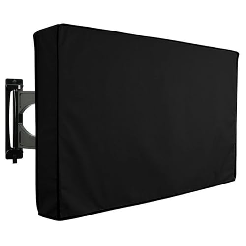 LSNNMU TV-Abdeckung Wasserdichte, wetterfeste TV-Abdeckung for den Außenbereich for Bewegen von 22 bis 70 Zoll großen Flachbildschirmgehäusen im Freien(Black,40-42inch) von LSNNMU