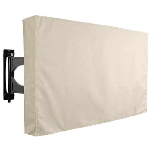 LSNNMU TV-Abdeckung Wasserdichte, wetterfeste TV-Abdeckung for den Außenbereich for Bewegen von 22 bis 70 Zoll großen Flachbildschirmgehäusen im Freien(Grey,30-32inch) von LSNNMU