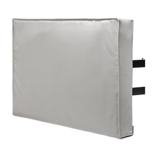 LSNNMU TV-Abdeckung Wasserdichte, wetterfeste TV-Abdeckung for den Außenbereich for Bewegen von 22 bis 70 Zoll großen Flachbildschirmgehäusen im Freien(Grey,46-48inch) von LSNNMU