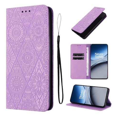 LSPCASA Étui Pour OnePlus Nord 4 5G 6.74 Pouces Cuir Artificiel Coque OnePlus Nord 4 Avec Fente Pour Carte Coque OnePlus Nord 4 Béquille Housse, Violet von LSPCASA