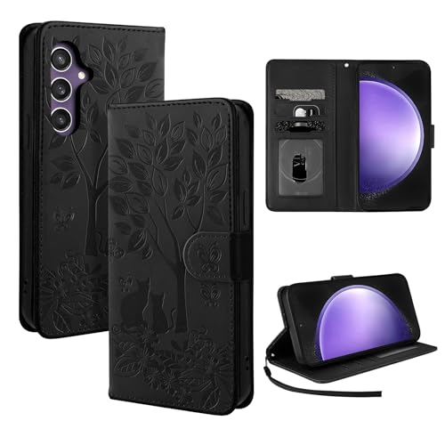 LSPCASA Handyhülle Für Samsung Galaxy S24 FE 6.7 Zoll Standfunktion Samsung Galaxy S24 FE Hülle Mit Abnehmbarer Handschlaufe S24 FE Hülle Mit Kartenfächern Schwarz LSPCASA Handyhülle Für Samsung Galaxy S24 FE 6.7 Zoll Standfunktion Samsung Galaxy S24 FE Hülle Mit Abnehmbarer Handschlaufe S24 FE Hülle Mit Kartenfächern Schwarz von LSPCASA