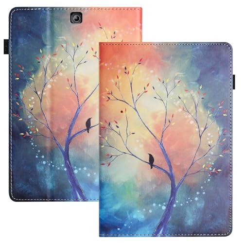LSPCASA Hülle für Samsung Galaxy Tab S2 9,7 Zoll (SM-T810/T815) PU Leder Tablet hülle mit Kartensteckplatz Ständer Cover Case Schutzhülle für Samsung Galaxy Tab S2 -Baum LSPCASA Hülle für Samsung Galaxy Tab S2 9,7 Zoll (SM-T810/T815) PU Leder Tablet hülle mit Kartensteckplatz Ständer Cover Case Schutzhülle für Samsung Galaxy Tab S2 -Baum von LSPCASA