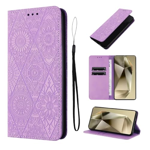 LSPCASA Lederhülle Für Samsung Galaxy S24 Ultra 6.8 Zoll Magnetische Handyhülle Samsung Galaxy S24 Ultra Hülle Mit Standfunktion Samsung Galaxy S24 Ultra Hülle, Lila LSPCASA Lederhülle Für Samsung Galaxy S24 Ultra 6.8 Zoll Magnetische Handyhülle Samsung Galaxy S24 Ultra Hülle Mit Standfunktion Samsung Galaxy S24 Ultra Hülle, Lila von LSPCASA
