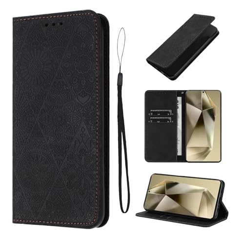 LSPCASA Lederhülle Für Samsung Galaxy S24 Ultra 6.8 Zoll Magnetische Handyhülle Samsung Galaxy S24 Ultra Hülle Mit Standfunktion Samsung Galaxy S24 Ultra Hülle, Schwarz LSPCASA Lederhülle Für Samsung Galaxy S24 Ultra 6.8 Zoll Magnetische Handyhülle Samsung Galaxy S24 Ultra Hülle Mit Standfunktion Samsung Galaxy S24 Ultra Hülle, Schwarz von LSPCASA