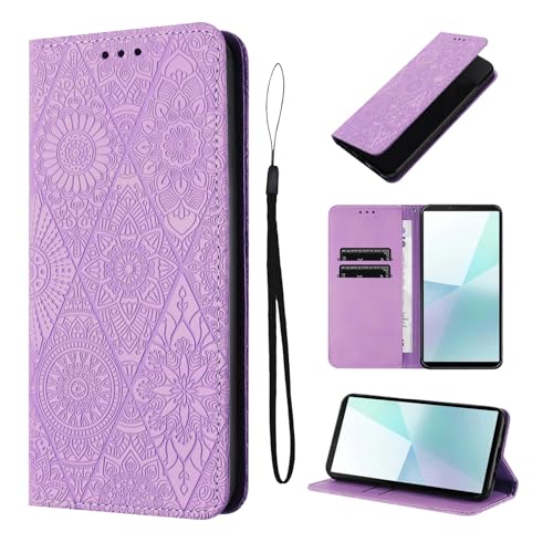 LSPCASA Lederhülle Für Sony Xperia 10 VI 5G 6.1 Zoll Magnetische Handyhülle Sony Xperia 10 Vi Hülle Mit Standfunktion Klappschutzhülle Xperia 10 Vi Hülle Lila LSPCASA Lederhülle Für Sony Xperia 10 VI 5G 6.1 Zoll Magnetische Handyhülle Sony Xperia 10 Vi Hülle Mit Standfunktion Klappschutzhülle Xperia 10 Vi Hülle Lila von LSPCASA