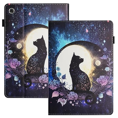 LSPCASA Samsung Galaxy Tab A8 10.5 2022/2021 SM-X200/X205/X207 Hülle Mit Auto Wake/Schlaf, Kartenfächern - Für Samsung Tablet A8 - Katze LSPCASA Samsung Galaxy Tab A8 10.5 2022/2021 SM-X200/X205/X207 Hülle Mit Auto Wake/Schlaf, Kartenfächern - Für Samsung Tablet A8 - Katze von LSPCASA