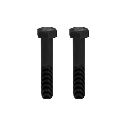LT Easiyl 2 Stück Flachbolzen Zapfwellenscherbolzen Durchmesser 9,5 mm (3/8 Zoll 24 UNF) Länge 51 mm (2 Zoll) kompatibel mit Castelgarden 12735698/0 kompatibel mit Snapper 9-0167 Stärke 10,9 von LT Easiyl