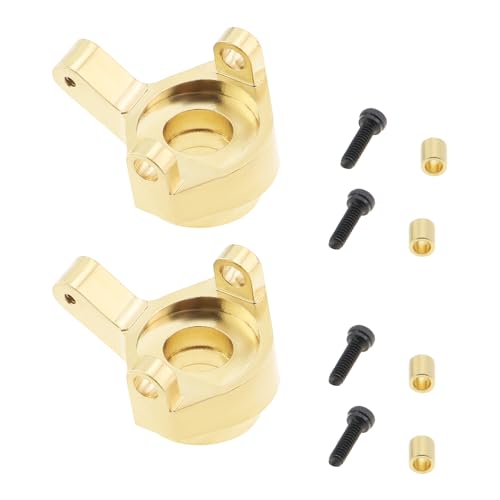 LT Easiyl 2PCS RC Modellfahrzeuge Messing Achsschenkel Vorderachsen Radlenkbecher kompatibel mit Axial SCX24 90081 AXI00001 AXI00002 1/24 RC Crawler Auto mit Schrauben LT Easiyl 2PCS RC Modellfahrzeuge Messing Achsschenkel Vorderachsen Radlenkbecher kompatibel mit Axial SCX24 90081 AXI00001 AXI00002 1/24 RC Crawler Auto mit Schrauben von LT Easiyl