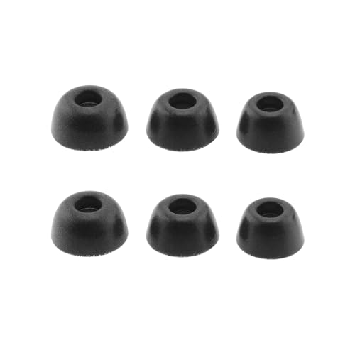 LT Easiyl 3 Paar Bluetooth-Kopfhörer-Ohrstöpsel, Memory-Schaum, rutschfest, inkl. großen, mittelgroßen und kleinen Größen, kompatibel mit Goo-gle Pixel Buds Pro, Schwarz von LT Easiyl