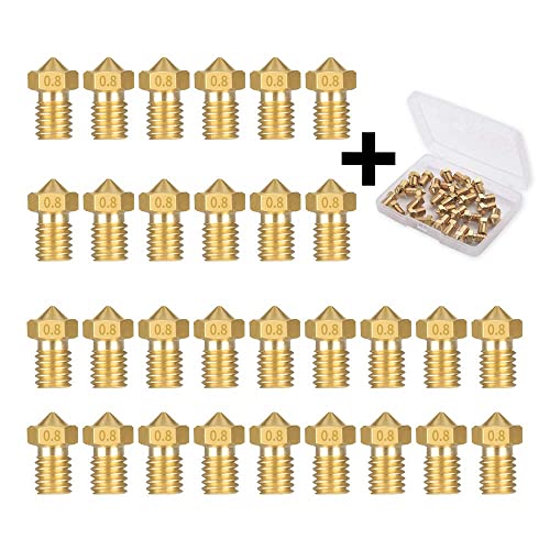 LTBL 30PCS 0,8mm 3D-Drucker Extruder-Düsen für V5 V6 LTBL 30PCS 0,8mm 3D-Drucker Extruder-Düsen für V5 V6 von LTBL