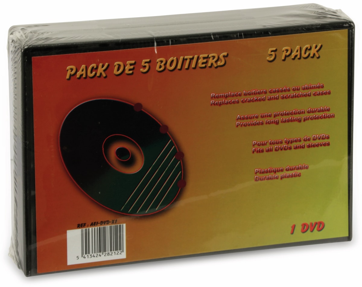 LTC DVD-Leerhüllen 5er Pack von LTC