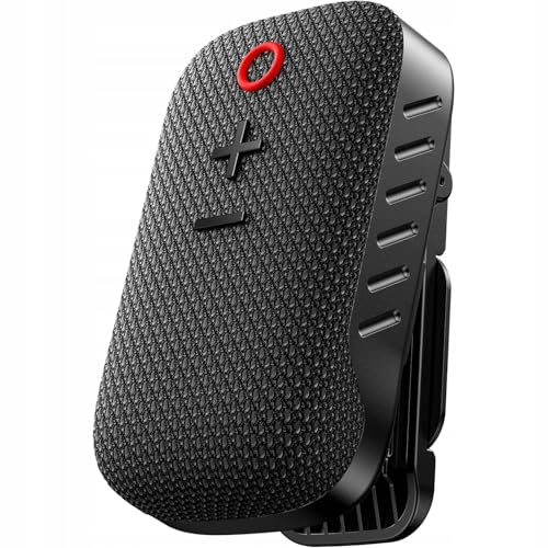 LTC - Freisprechanlage Bluetooth 5.3 - Freisprecheinrichtung für Auto, Fahrrad - bis 20 m Reichweite - mit Lautsprecher und wiederaufladbarem Akku - 73mm x 43mm x 28mm von LTC
