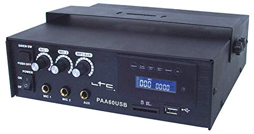 LTC PAA60USB 3-KANAL ELA VERSTÄRKER MIT USB SD BT 60W PARTY DISCO MUSIK EVENT DJ BÜHNE LAUTSPRECHER SOUNDSYSTEM LTC PAA60USB 3-KANAL ELA VERSTÄRKER MIT USB SD BT 60W PARTY DISCO MUSIK EVENT DJ BÜHNE LAUTSPRECHER SOUNDSYSTEM von LTC