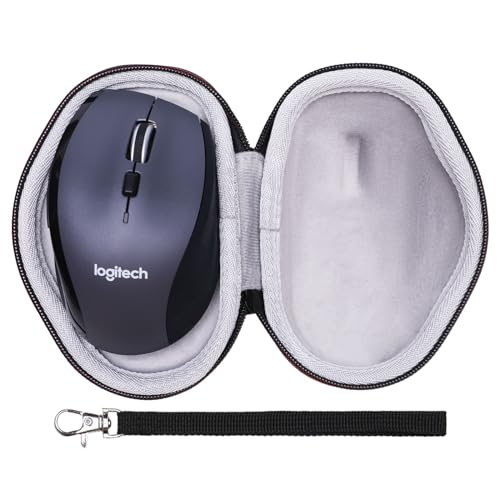 LTGEM EVA Hard Case für Logitech M720 Triathalon Multi-Device Wireless Mouse / Microsoft Bluetooth Ergonomische Maus - Reise schützende Tragetasche von L LTGEM